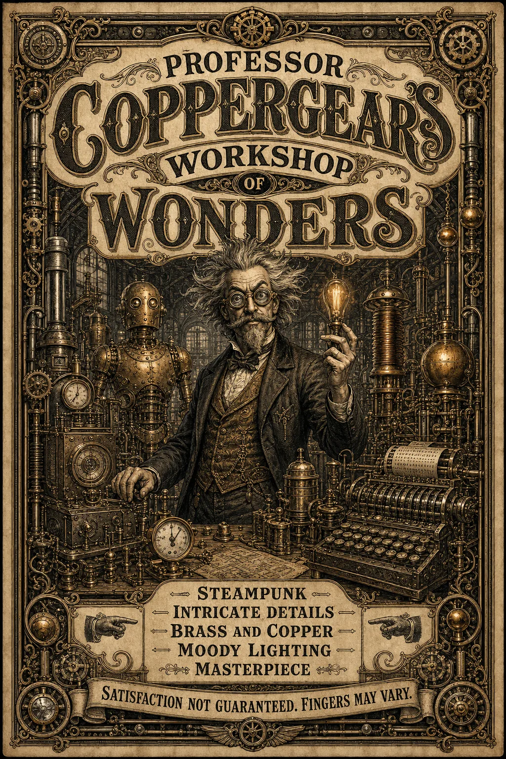Steampunk Inventor
