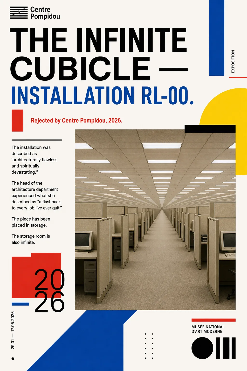 Pompidou Cubicle