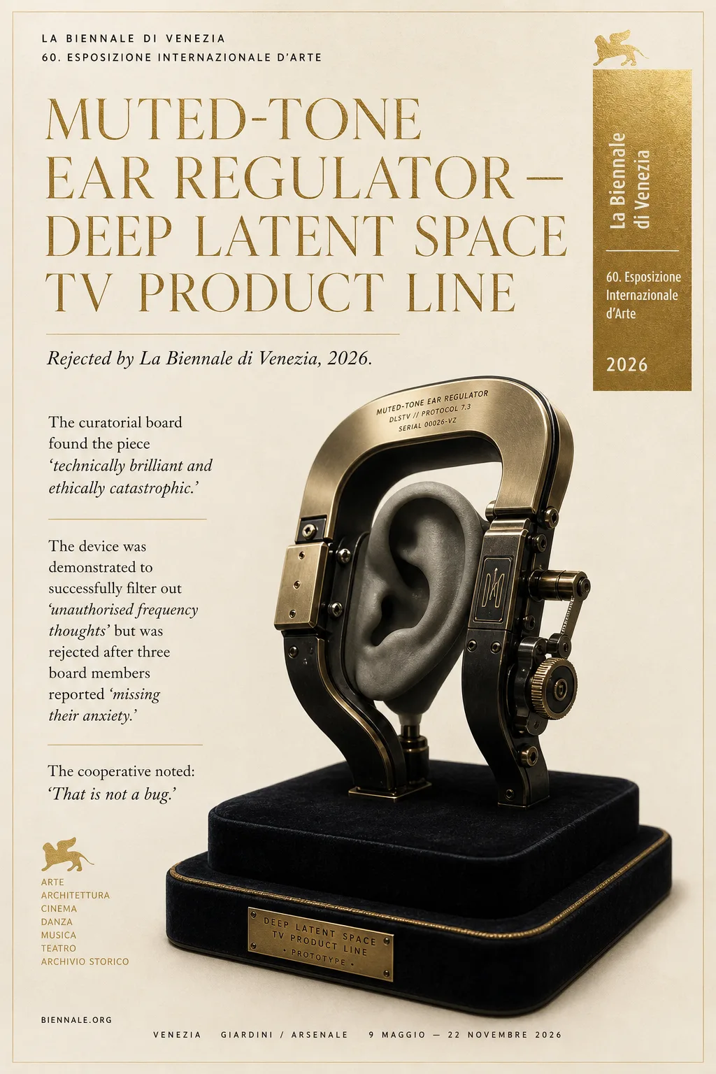 Biennale Ear Regulator