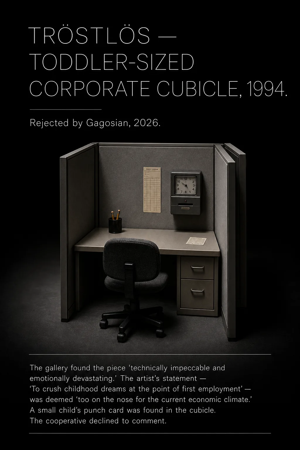 Gagosian Toddler Cubicle