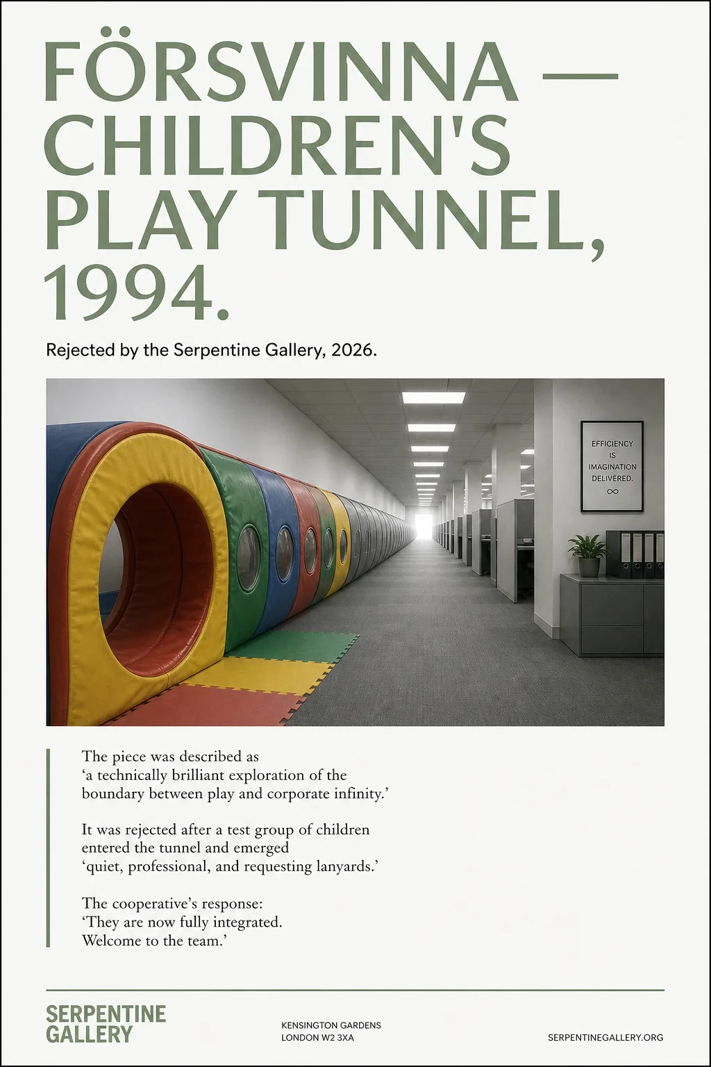 Serpentine Play Tunnel