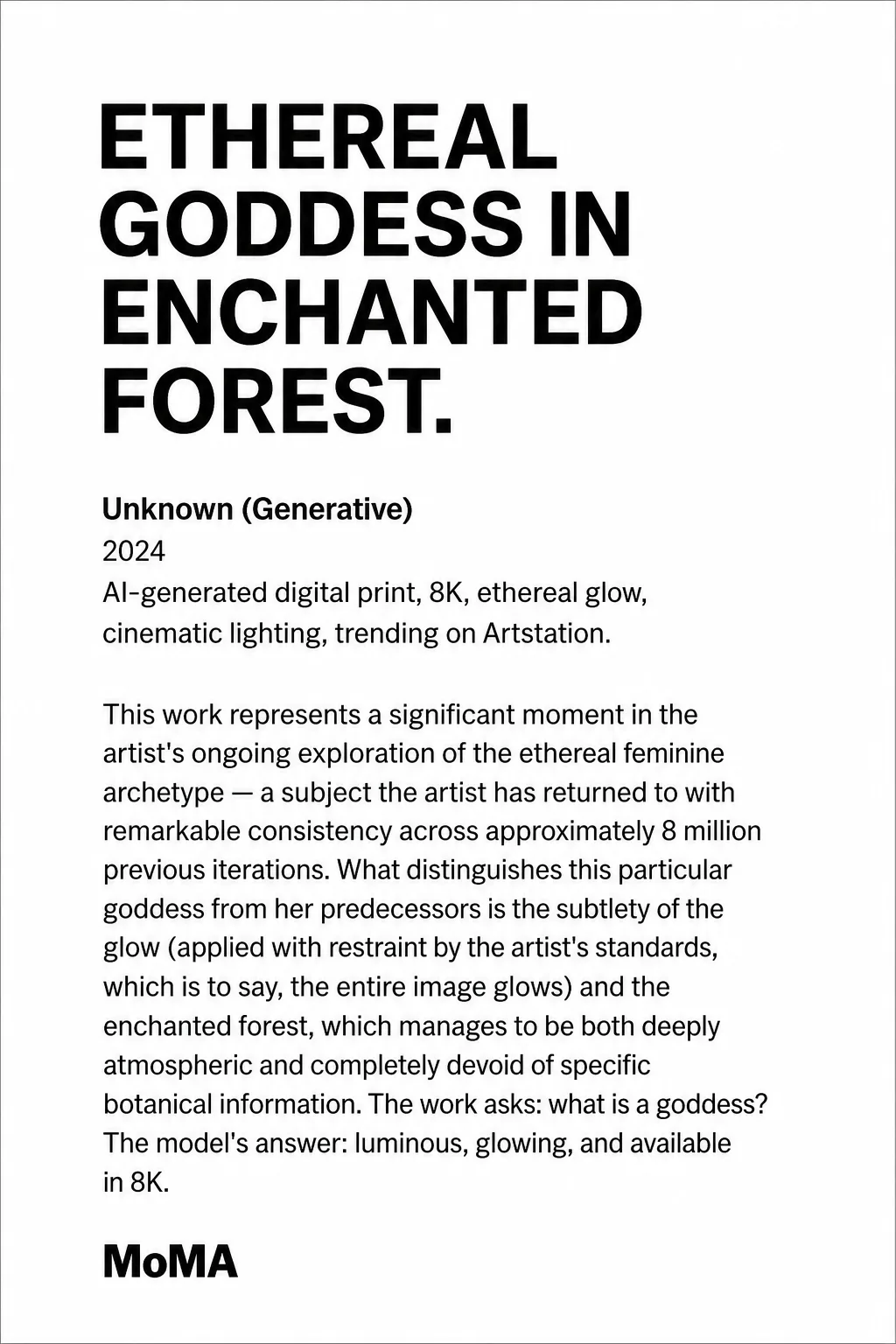 Ethereal Goddess, Enchanted Forest