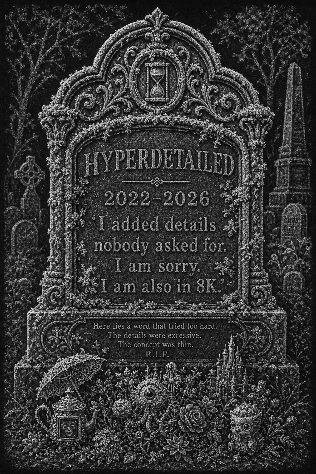 Gravestone: Hyperdetailed
